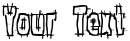 "Your Text" rendered in the Hack & Slash BRK font