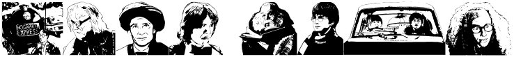 "Your Text" rendered in the Harry Potter and the Dingbats font
