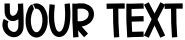 "Your Text" rendered in the Hello Grinch font