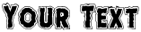 "Your Text" rendered in the Horroween Academy font
