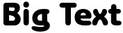 "Big Text" rendered in the ITC Benguiat Gothic Std font