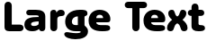 "Large Text" rendered in the ITC Benguiat Gothic Std font