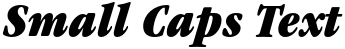 "Small Caps Text" rendered in the ITC Garamond Std font