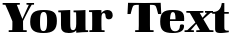 "Your Text" rendered in the ITC Zapf Book Heavy font