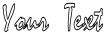 "Your Text" rendered in the Jousting-ThinHC font