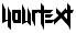 "Your Text" rendered in the Kitty Katastrophe font