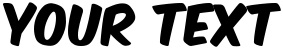 "Your Text" rendered in the Komika Title - Axis font