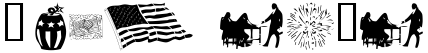 "Your Text" rendered in the KR Celebrate 2002 font