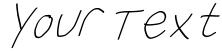 "Your Text" rendered in the Krieg Font font
