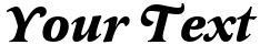 "Your Text" rendered in the LatienneSwaT font
