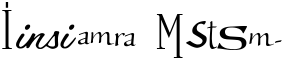 "Your Text" rendered in the Logos Myl?ne Farmer font