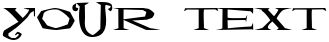 "Your Text" rendered in the Lovesexy font
