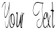 "Your Text" rendered in the LucyFont95 font