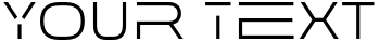 "Your Text" rendered in the MADE Future X HEADER font