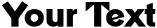 "Your Text" rendered in the MarioBecker-Heavy font