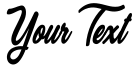 "Your Text" rendered in the Marvelous font