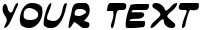 "Your Text" rendered in the Masked Marvel font