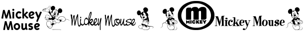 "Your Text" rendered in the mickey m tfb font