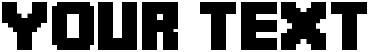 "Your Text" rendered in the MineCrafter 3 font