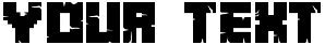 "Your Text" rendered in the Minecrafter Alt font