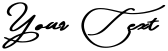 "Your Text" rendered in the Moana Script font