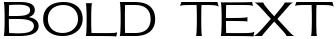 "Bold Text" rendered in the Molly Sans E PERSONAL font