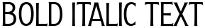 "Bold Italic Text" rendered in the Molly Sans XC PERSONAL font
