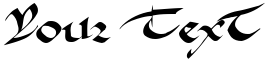 "Your Text" rendered in the Money ttnorm font