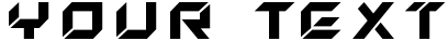"Your Text" rendered in the New York Escape Title font
