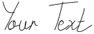"Your Text" rendered in the Nikeisha DEMO font