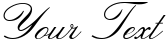 "Your Text" rendered in the Olde European ES font