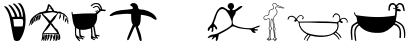 "Your Text" rendered in the P22Petroglyphs NAmerican font