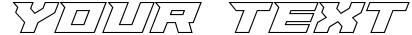 "Your Text" rendered in the Paladins Outline font