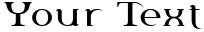 "Your Text" rendered in the Percolator Text Cyr font