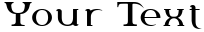 "Your Text" rendered in the Percolator Text font