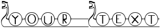 "Your Text" rendered in the Pete-Boy Vikings font