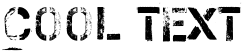 "Cool Text" rendered in the PF Stamps Pro font