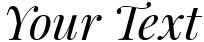 "Your Text" rendered in the Playfair Display font