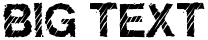 "Big Text" rendered in the Raptor font