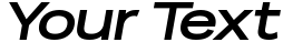 "Your Text" rendered in the Reservation Wide font