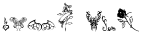 "Your Text" rendered in the ReZZyN Tattoo 1 font