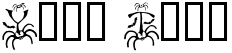 "Your Text" rendered in the RMSpider2 font