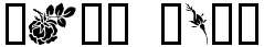 "Your Text" rendered in the Rosegarden font