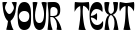 "Your Text" rendered in the SmokeHouse font