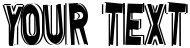 "Your Text" rendered in the Sonic Reverb font