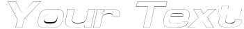 "Your Text" rendered in the SpaceOutBoldOutline font