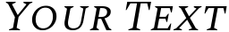 "Your Text" rendered in the Spectral SC font