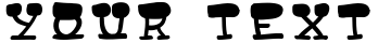 "Your Text" rendered in the Street Cowboys font