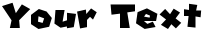 "Your Text" rendered in the Super Mario font