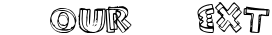 "Your Text" rendered in the SupermanU-plain font
